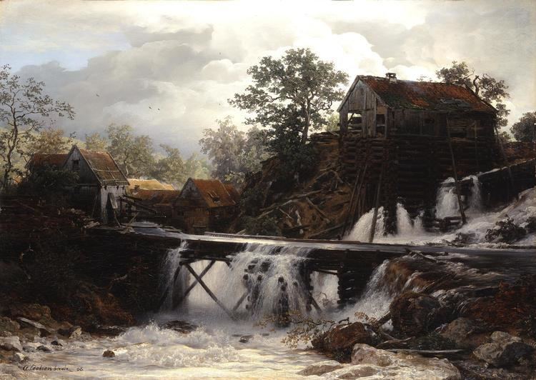 Andreas Achenbach Andreas Achenbach 1815 1910 A timbermill in Westphalia