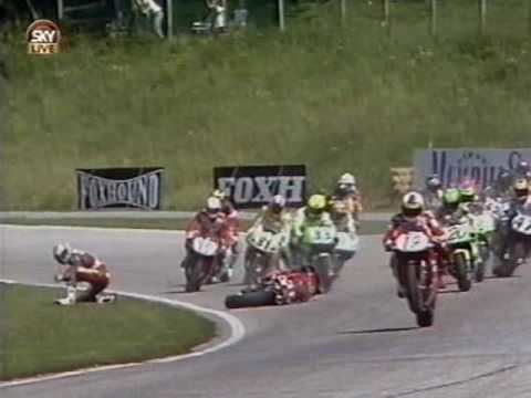 Andreas Meklau WSBK 1995 Salzburgring Race 2 Andreas Meklau Crash YouTube