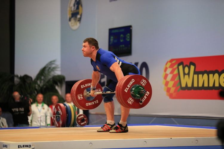 Andrei Aramnau The 2014 European Weightlifting Championships Sportivny