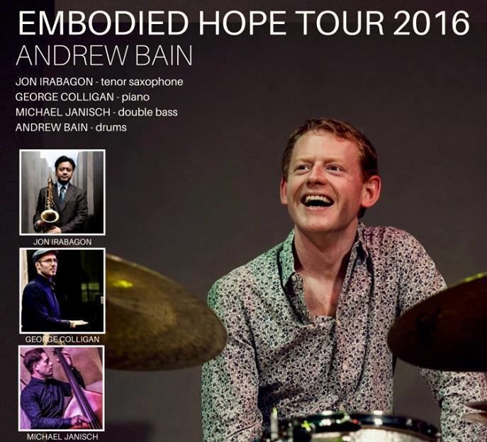 Andrew Bain (drummer) LondonJazz INTERVIEW Andrew Bain Embodied Hope tour with Jon