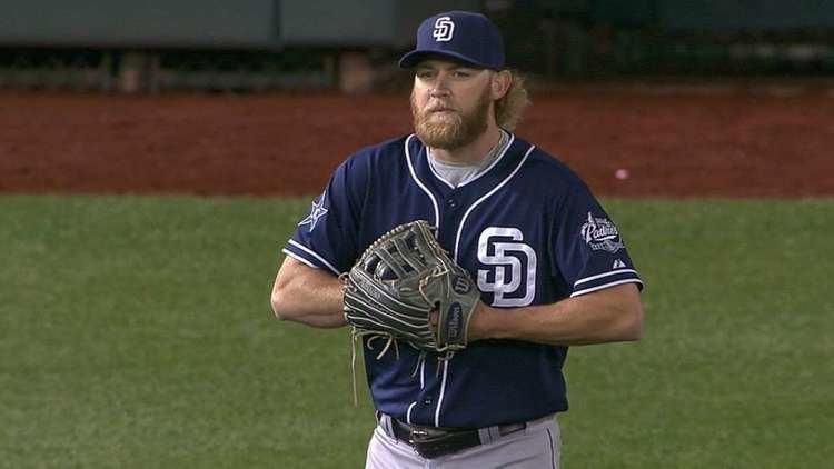 Andrew Cashner Padres ace Andrew Cashner plays left field for one batter