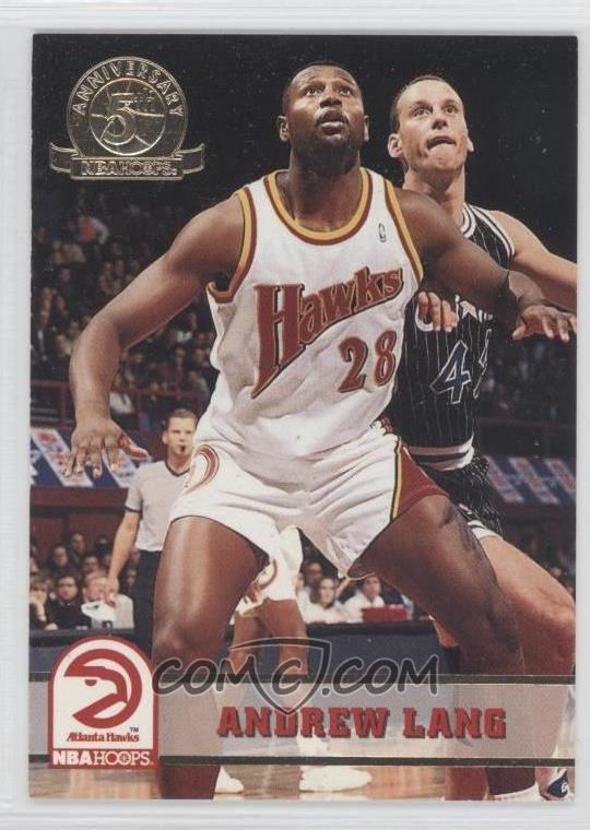 Andrew Lang (basketball) 199394 NBA Hoops Base 5th Anniversary 303 Andrew Lang