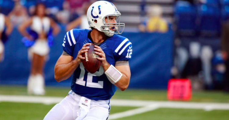 Andrew Luck Sports Mania Colts QB Andrew Luck out 46 Weeks