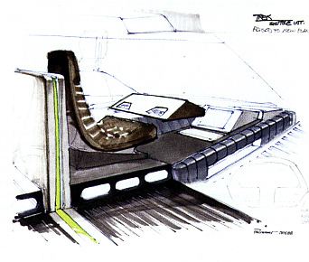 Andrew Probert Andrew Probert shuttlecraft interior concept Forgotten Trek