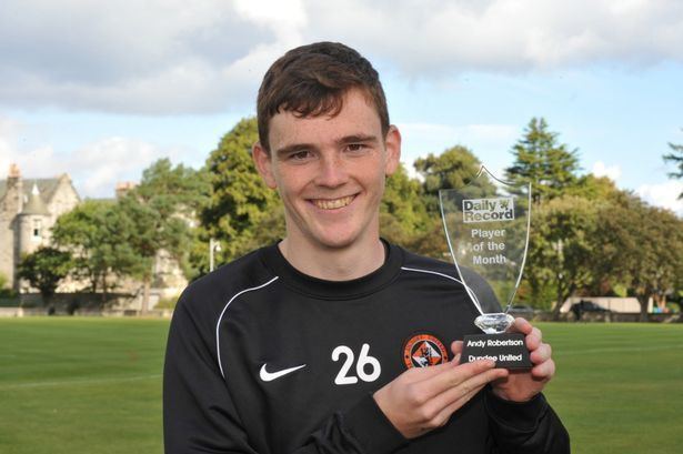 Andrew Robertson (footballer) Dundee United youngster Andy Robertson wins first Daily