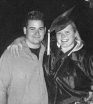 Andrew Wamsley attended his girlfriend Chelsea Richardson's high school graduation