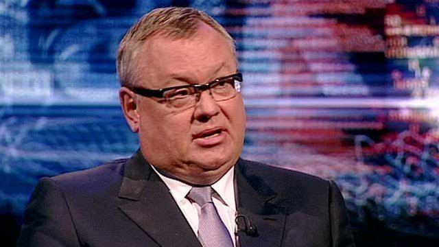 Andrey Kostin BBC News Hardtalk Andrey Kostin Putin should release