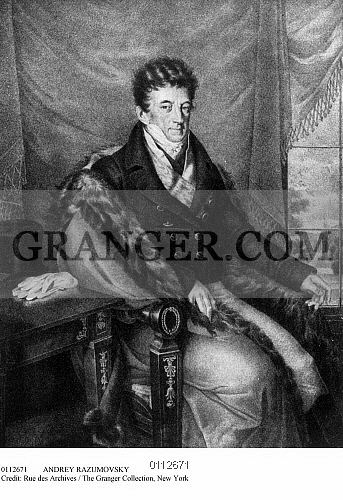 Andrey Razumovsky Image of ANDREY RAZUMOVSKY 17521836 Count Andrey Kirillovich