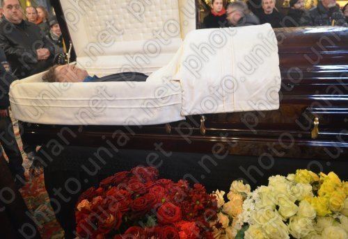 Andriy Kuzmenko The coffin with the body of of Andrey Kuzmenko Photo UNIAN
