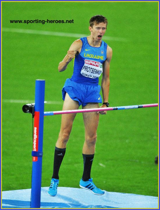 Andriy Protsenko Andriy PROTSENKO Second in high jump at 2014 European