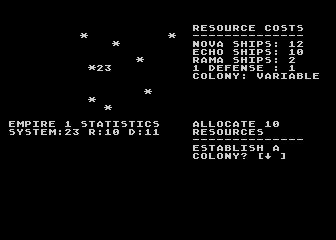 Andromeda Conquest Atari 400 800 XL XE Andromeda Conquest scans dump download
