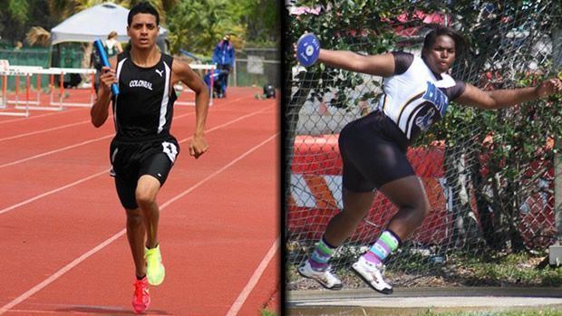 Andrés Arroyo Athletes of the Week Andres Arroyo Lloydricia Cameron