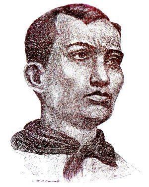 A portrait of Andres Bonifacio