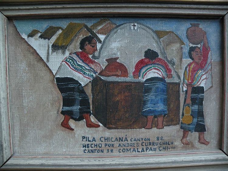 Andrés Curruchich ANDRES CURRUCHICH 18911969 oil painting by famous Guatemalan