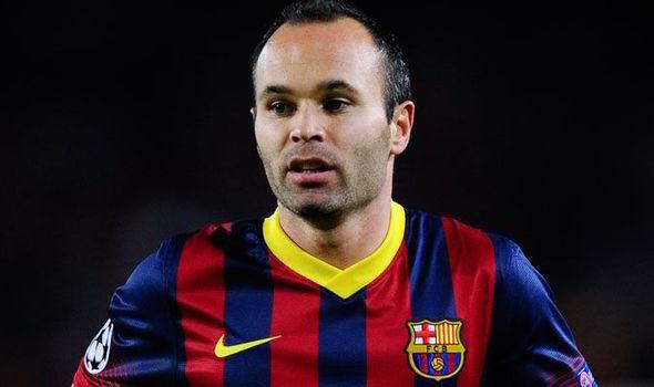 Andrés Iniesta Man Utd and Man City to attempt to scupper Andres Iniesta39s contract