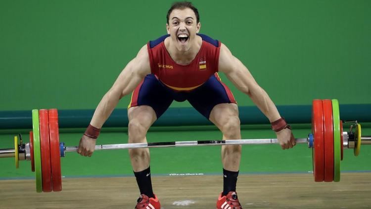 Andrés Mata (weightlifter) Andrs Mata nuevo rcord de Espaa