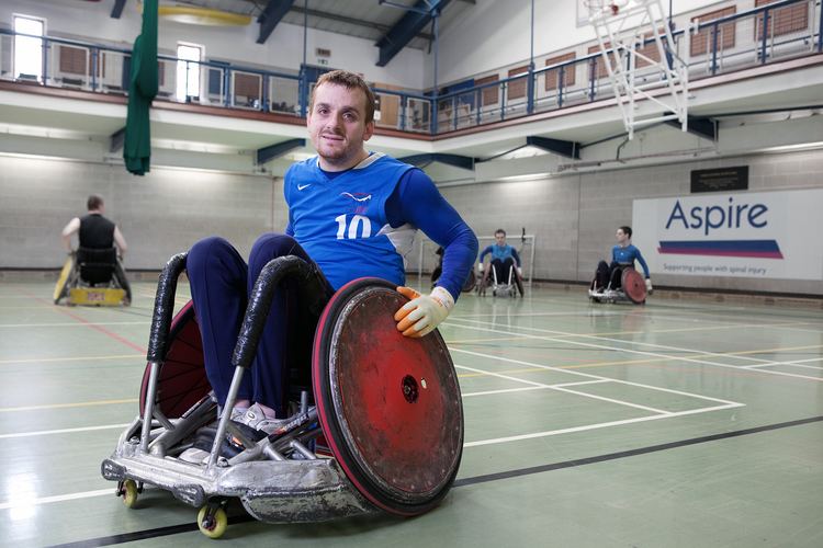 Andy Barrow Andy BarrowGB Wheelchair Rugby Team Portrait PhotographerLondon