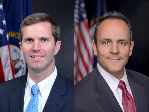 Andy Beshear Bevin Beshear Reignite Political Feud WKMS