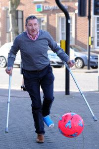 Andy Blair (footballer) Coventry City legend Andy Blair breaks foot celebrating