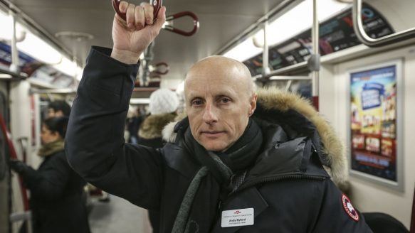 Andy Byford TTC boss Andy Byford gets rough ride from passengers on