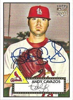 Andy Cavazos NonMets Autograph Andy Cavazos Pauls Random Baseball Stuff