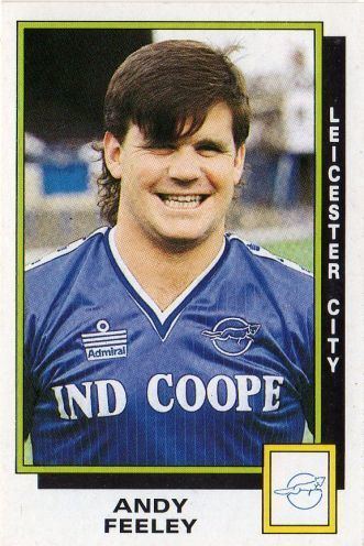 Andy Feeley LEICESTER CITY Andy Feeley 125 PANINI Football 86 RARE Trading Sticker