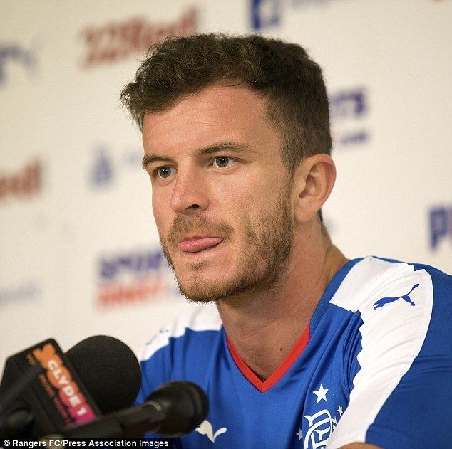 Andy Halliday Andy Halliday I was going to Rangers games before I was