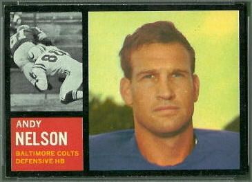 Andy Nelson (American football) wwwfootballcardgallerycompics1962Topps10And