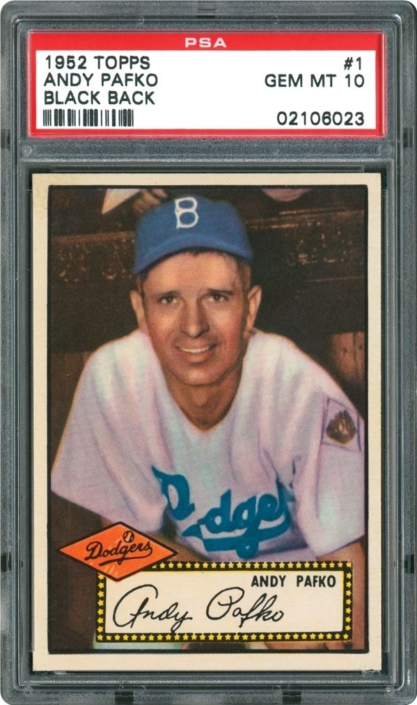 Andy Pafko 1952 Topps Andy Pafko PSA CardFacts