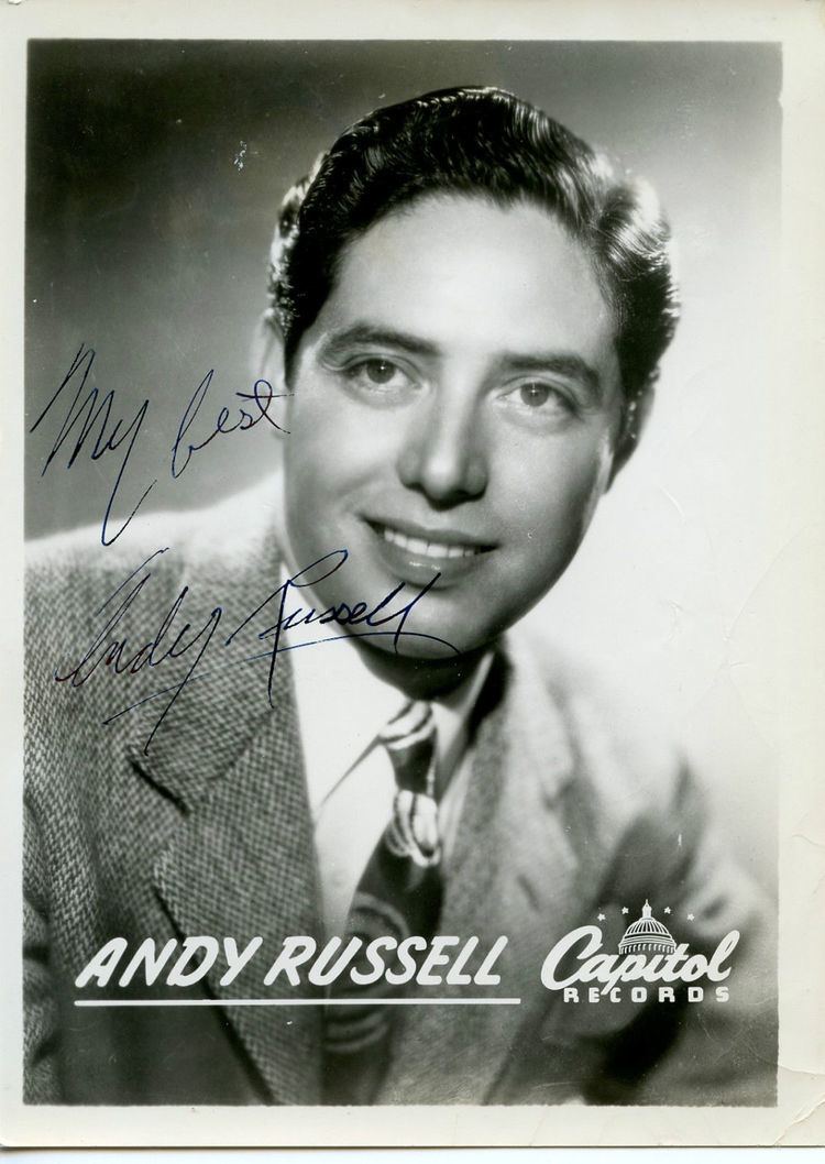 Andy Russell (singer) FileSinger Andy Russell Capitol Records Promotional