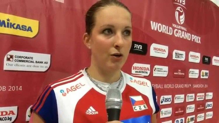 Aneta Havlíčková Aneta Havlickova CZE after the semifinal with Croatia YouTube