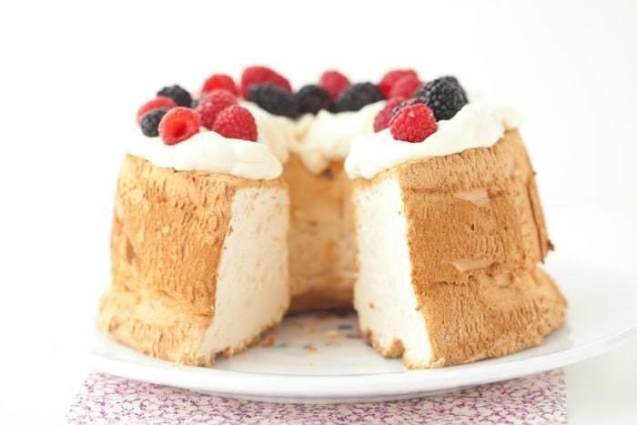 Angel food cake Angel Food Cake GrainFree Paleo Deliciously Organic