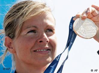 Angela Maurer Germanys Angela Maurer takes open swimmers gold