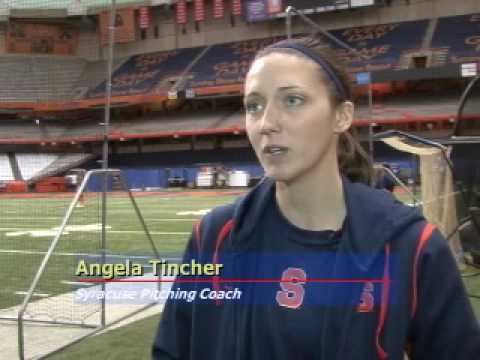 Angela Tincher Syracuse Pitching Coach Angela Tincher YouTube
