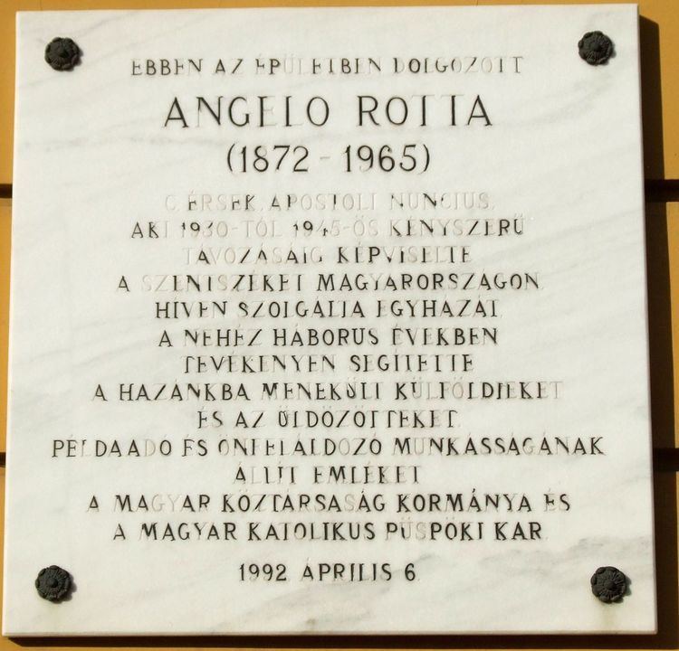 Angelo Rotta Angelo Rotta Wikipdia