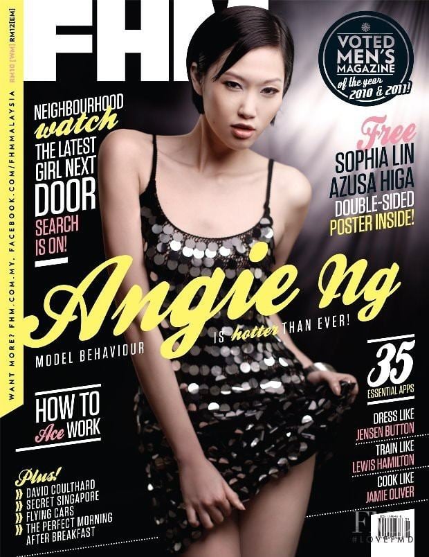 Angie Ng Cover of FHM Malaysia with Angie Ng September 2011 ID23735