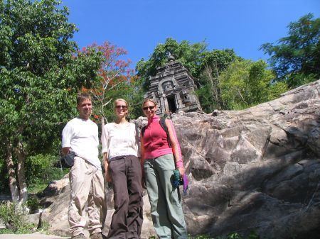 Angkor Borei and Phnom Da Phnom Penh to Takeo by Motorbike and to Angkor Borei by Fast Boat
