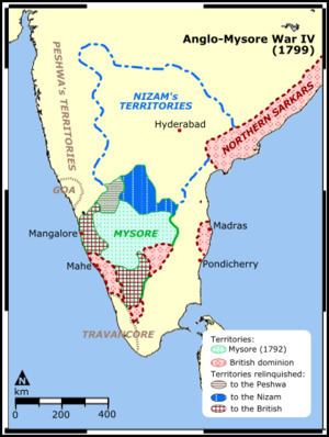Anglo-Mysore Wars Fourth AngloMysore War Wikipedia