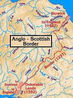Anglo-Scottish border AngloScottish border Wikipedia
