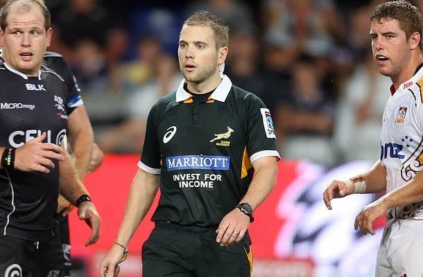 Angus Gardner Gardiner to Referee in Rugby Championship Super Rugby Super 15
