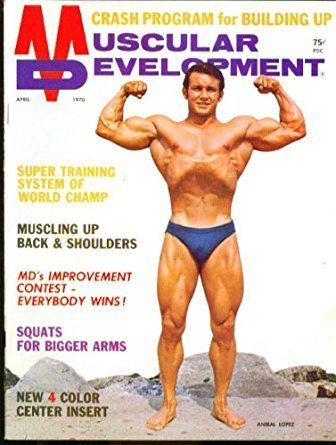 Anibal Lopez MUSCULAR DEVELOPMENT Anibal Lopez Bodybuilding 4 1970 at