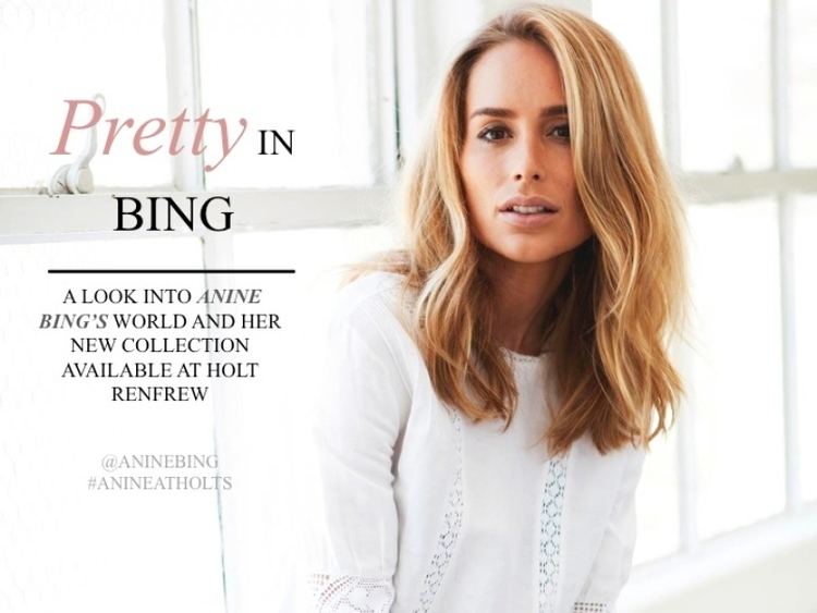 Anine Bing DESIGNER BLOGGER AND MODEL ANINE BING ON HER NEW COLLECTION AND SUCCESS