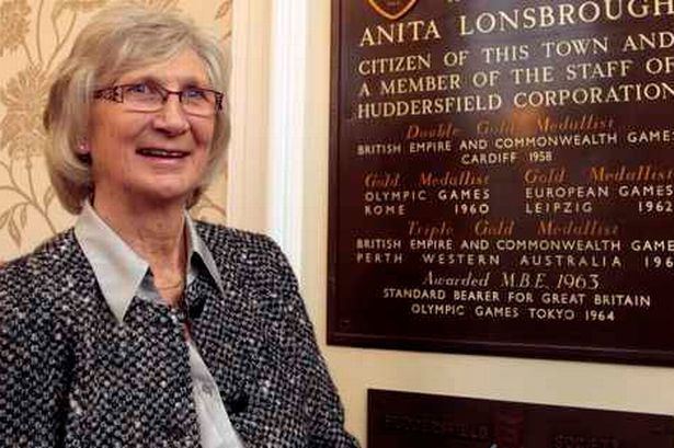 Anita Lonsbrough Huddersfield swimming star Anita LonsbroughPorter fears