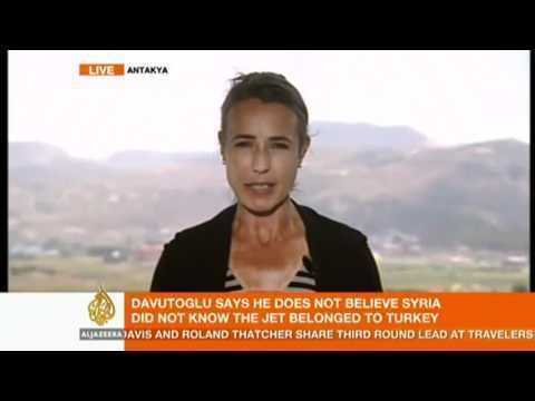 Anita McNaught Anita McNaught reports on Syrias downing of Turkish jet YouTube
