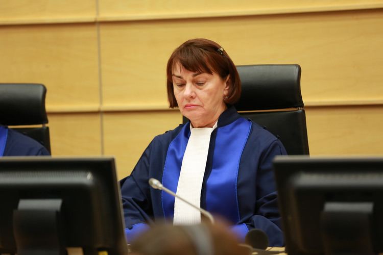 Anita Ušacka ICC Appeals Chamber Judge Anita Uacka at the Lubanga case Flickr