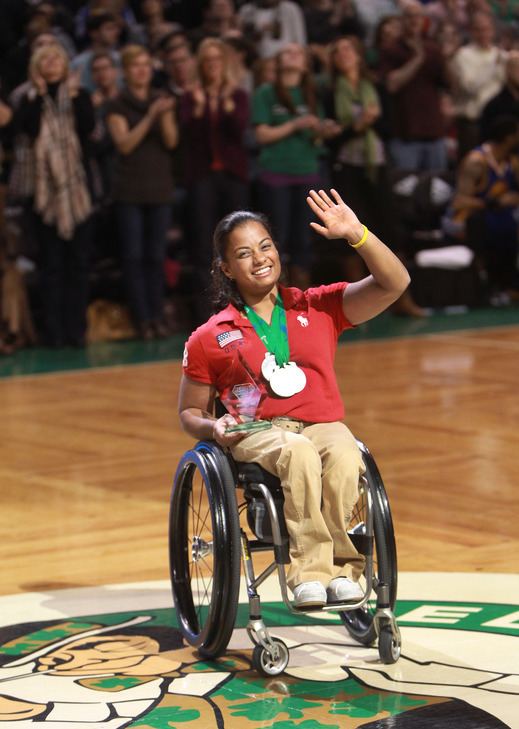 Anjali Forber-Pratt Boston Celtics honor Natick paralympian Anjali Forber