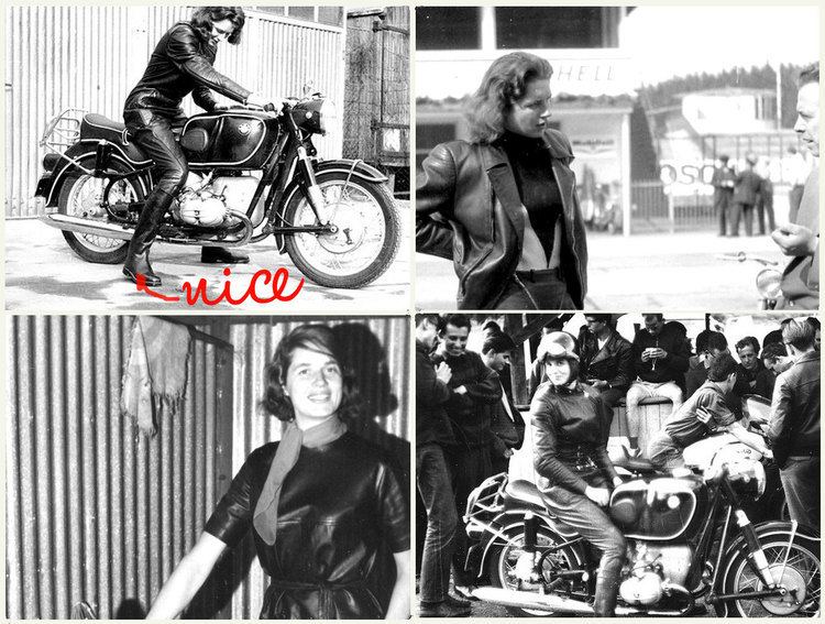 Anke-Eve Goldmann Vintage Icon Motorcyle Style Icon Designer Anke Eve
