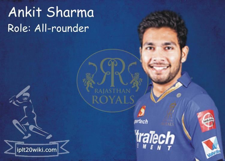 Ankit Sharma (cricketer) Ankit Sharma Rajasthan Royals RR IPL 2015 Player