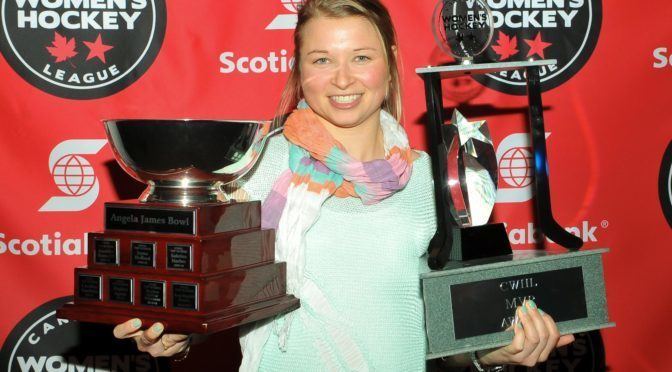 Ann-Sophie Bettez AnnSophie Bettez named MVP of the Year Les Canadiennes de Montreal