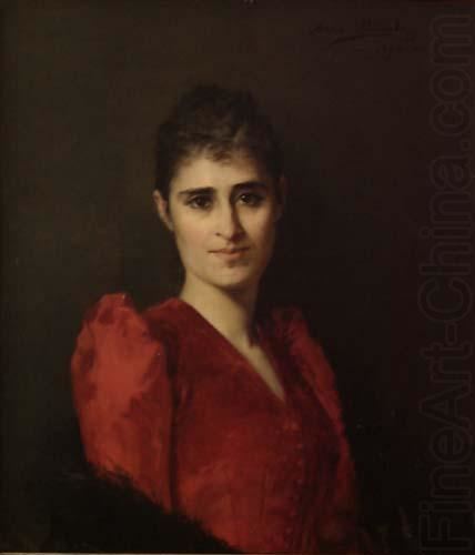 Anna Bilińska-Bohdanowicz Portrait of a women in red dress Anna BilinskaBohdanowicz Wholesale